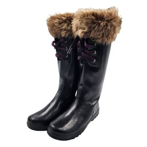 SPERRY Top-Sider Faux Fur Trim Rubber Waterproof Rain Boots